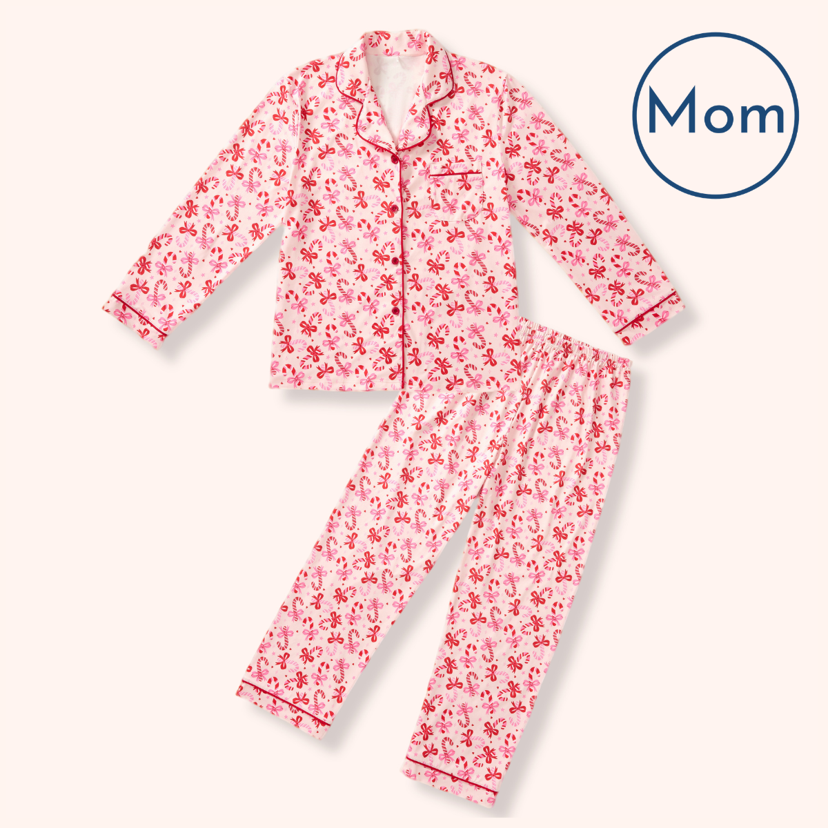 Candy Cane Cutie Adult Loungewear | Pete and Lucy