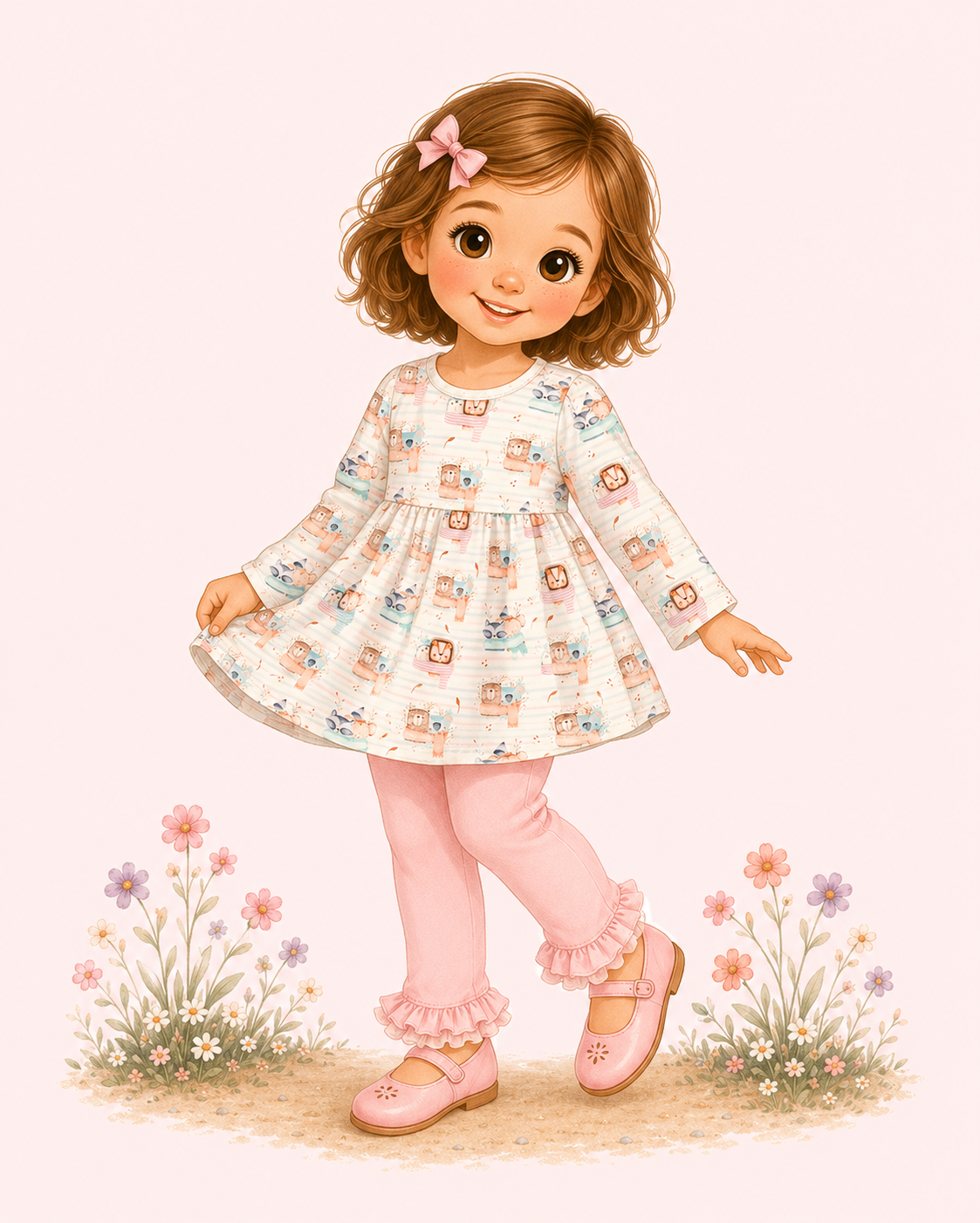 Cozy Critters Pants Set | Pete + Lucy