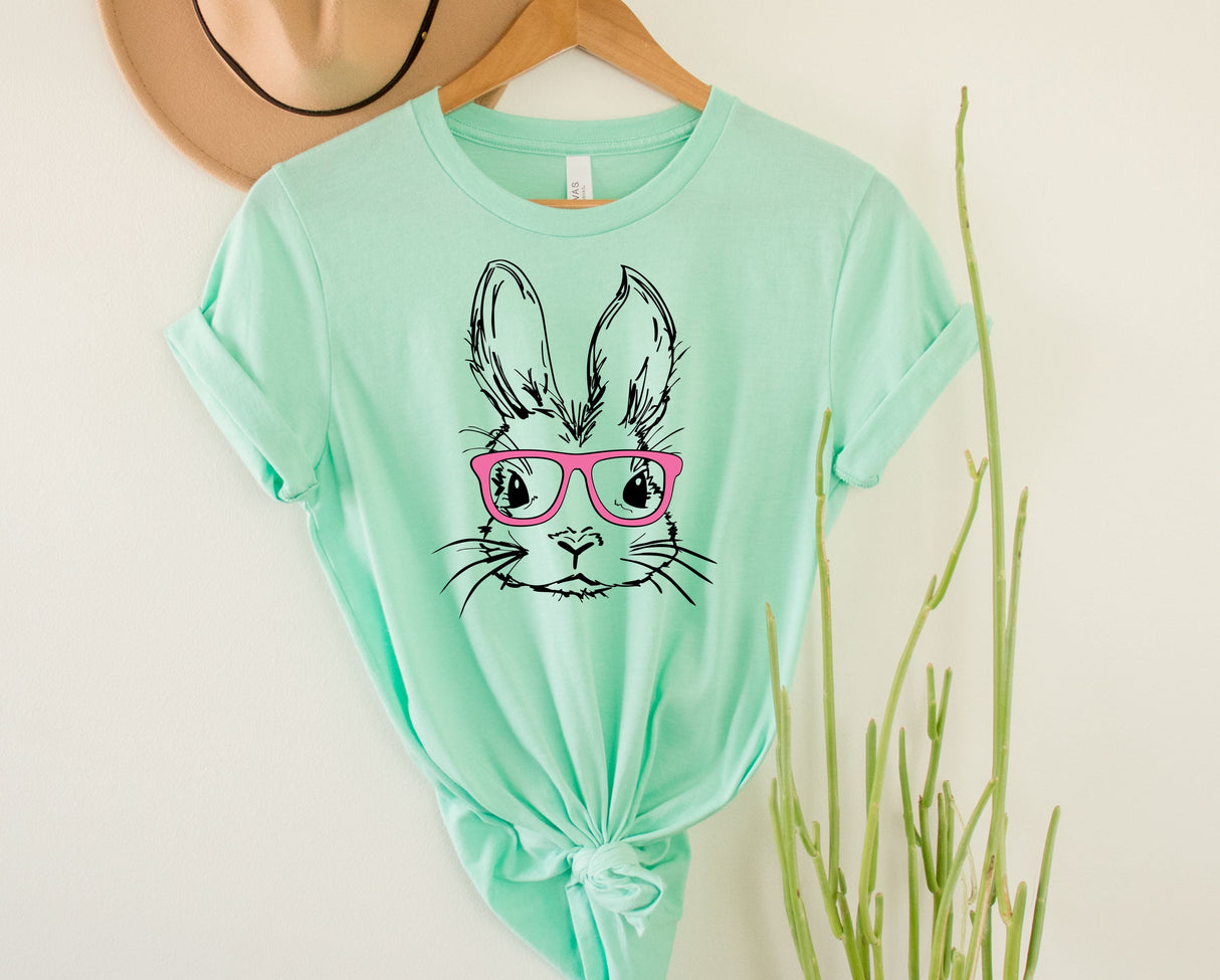 Bunny with Glasses | Graphic Tee
