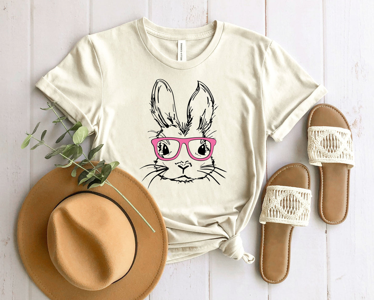 Bunny with Glasses | Graphic Tee