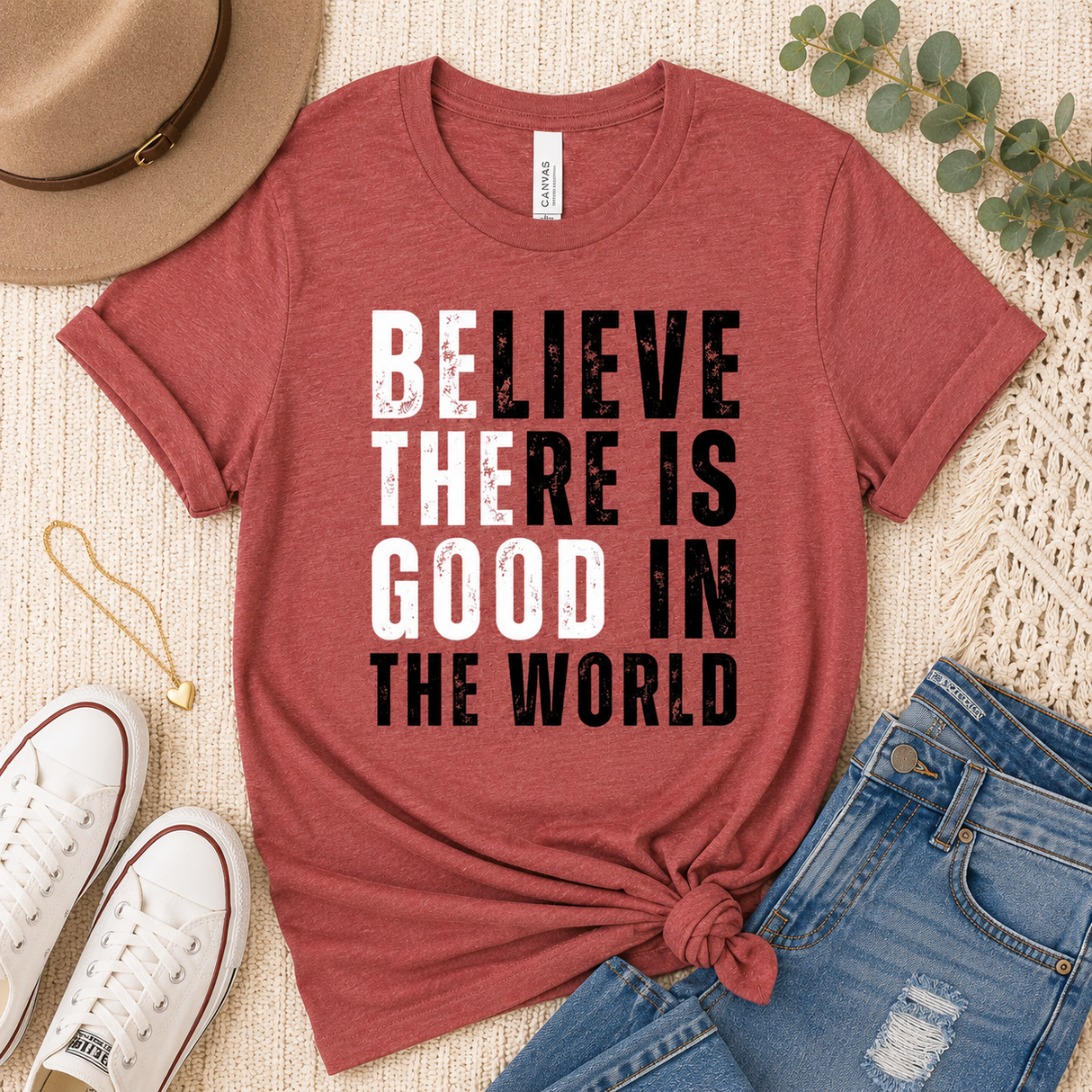 Believe There is Good in the World Graphic Tee | Women's