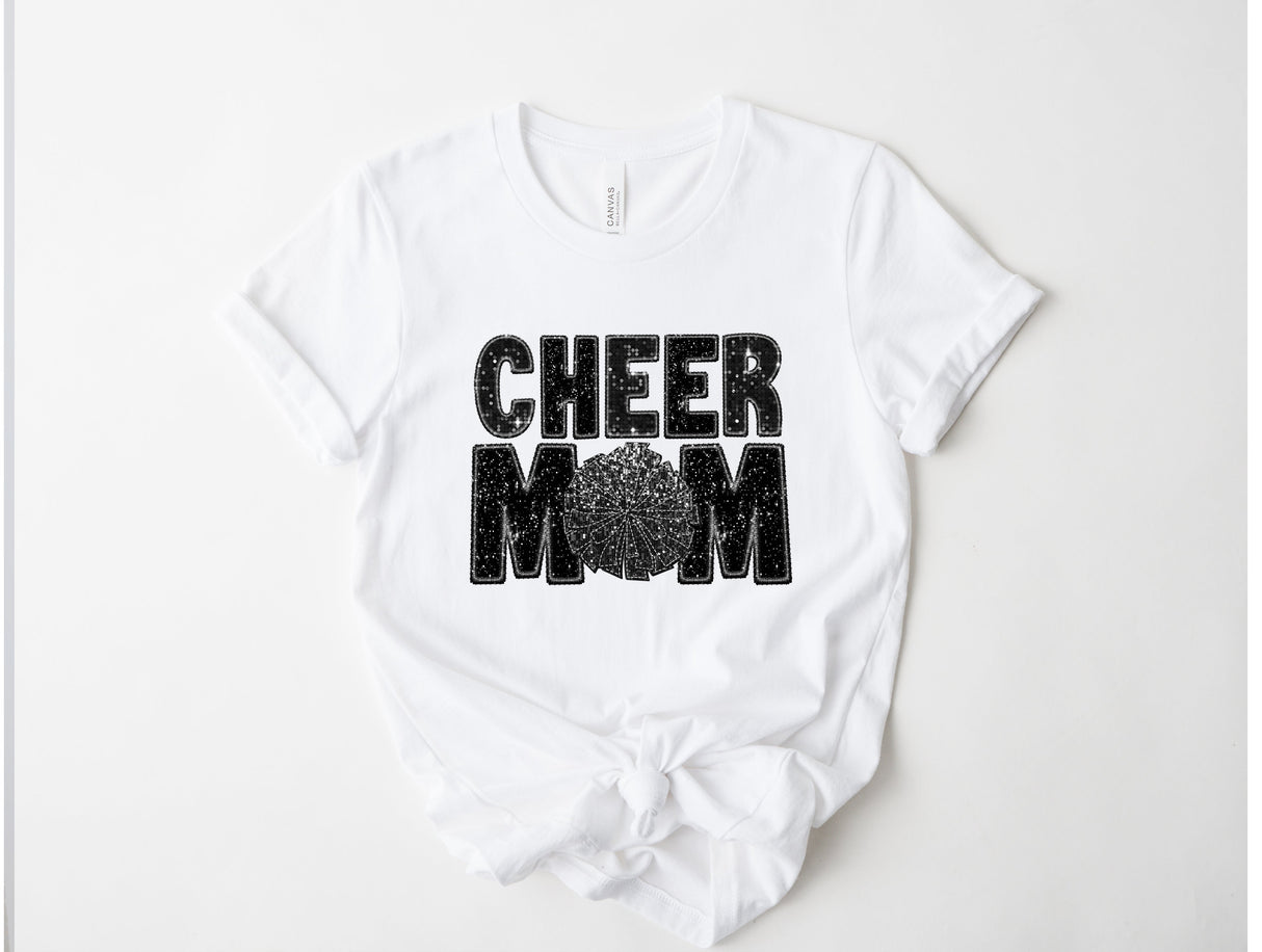 Cheer Mom Bling | Graphic Tee or Sweatshirt