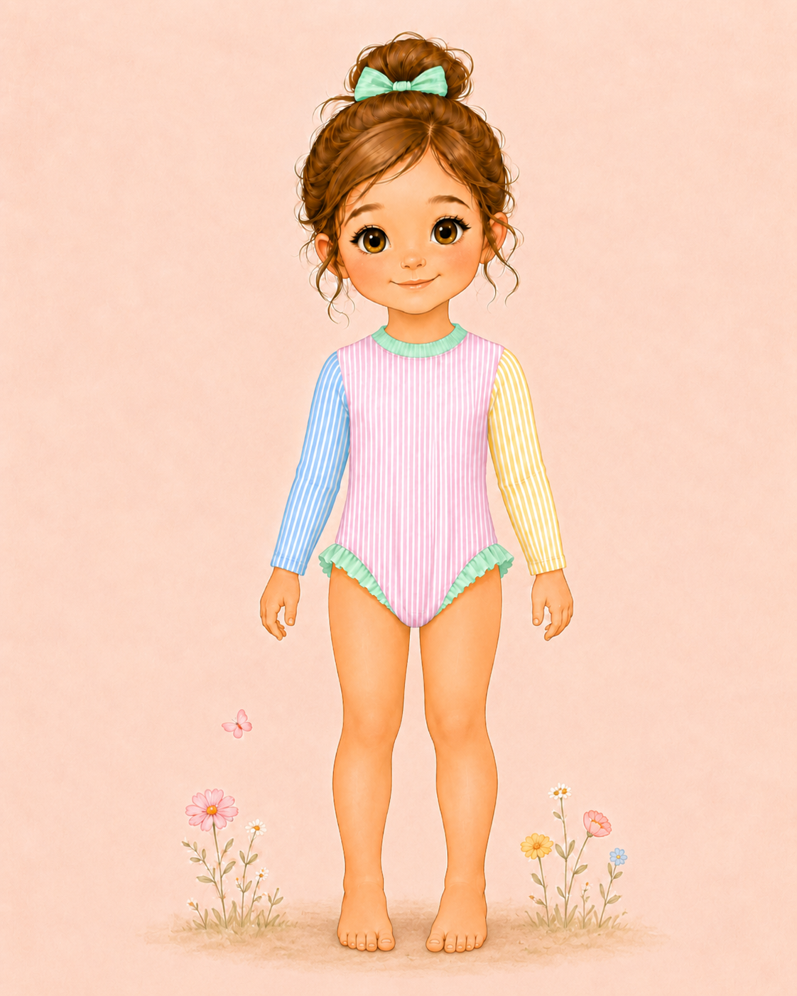 Rainbow Sherbet Rashguard | UPF 50+