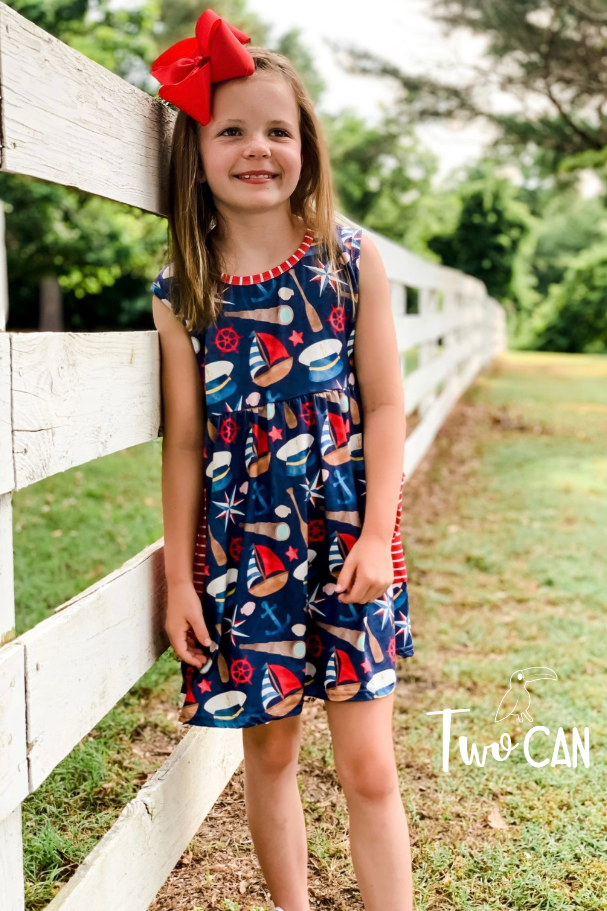 Ships Ahoy Pocket Dress by Twocan