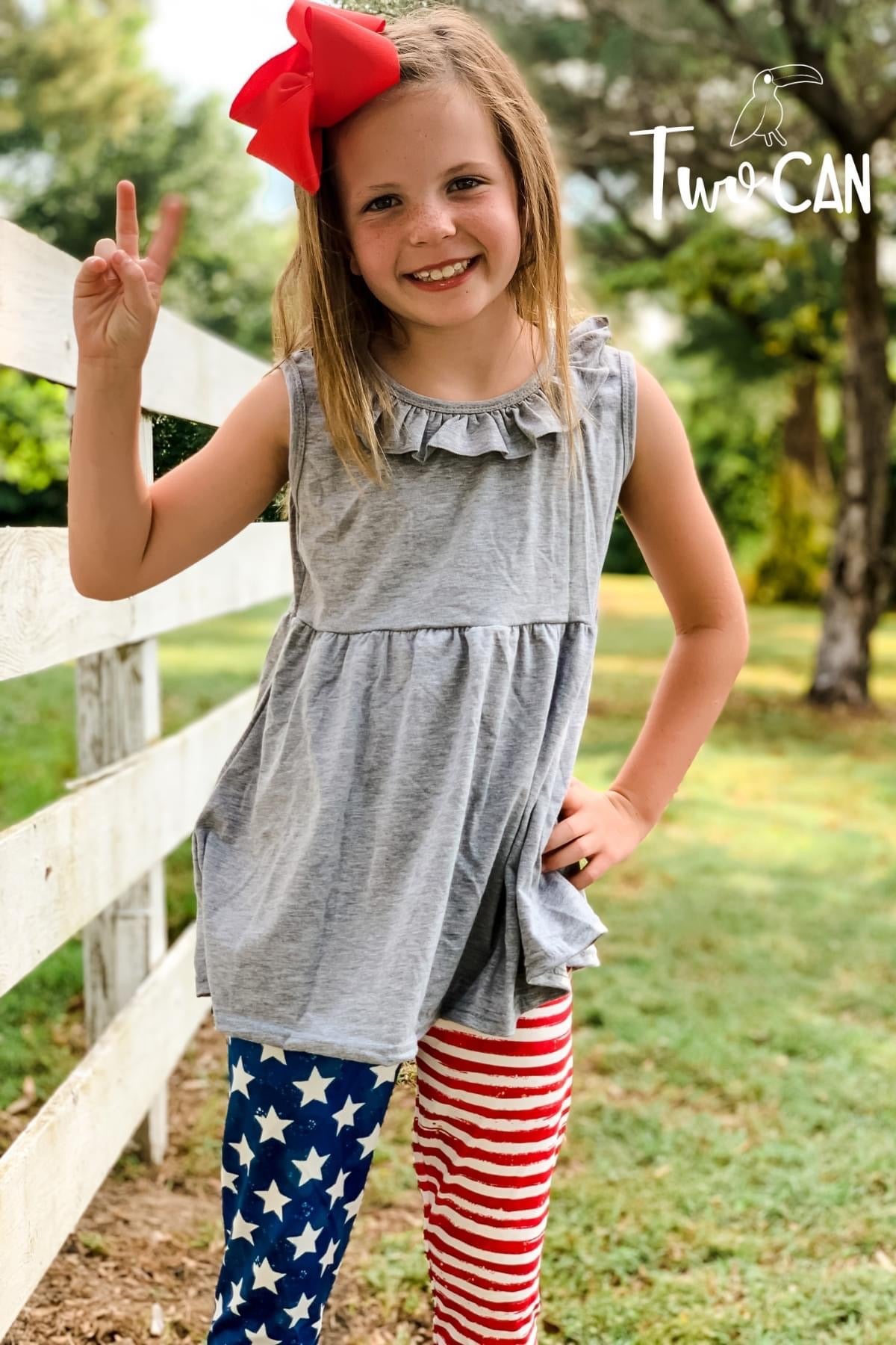 Classic Americana Capri Set by Twocan