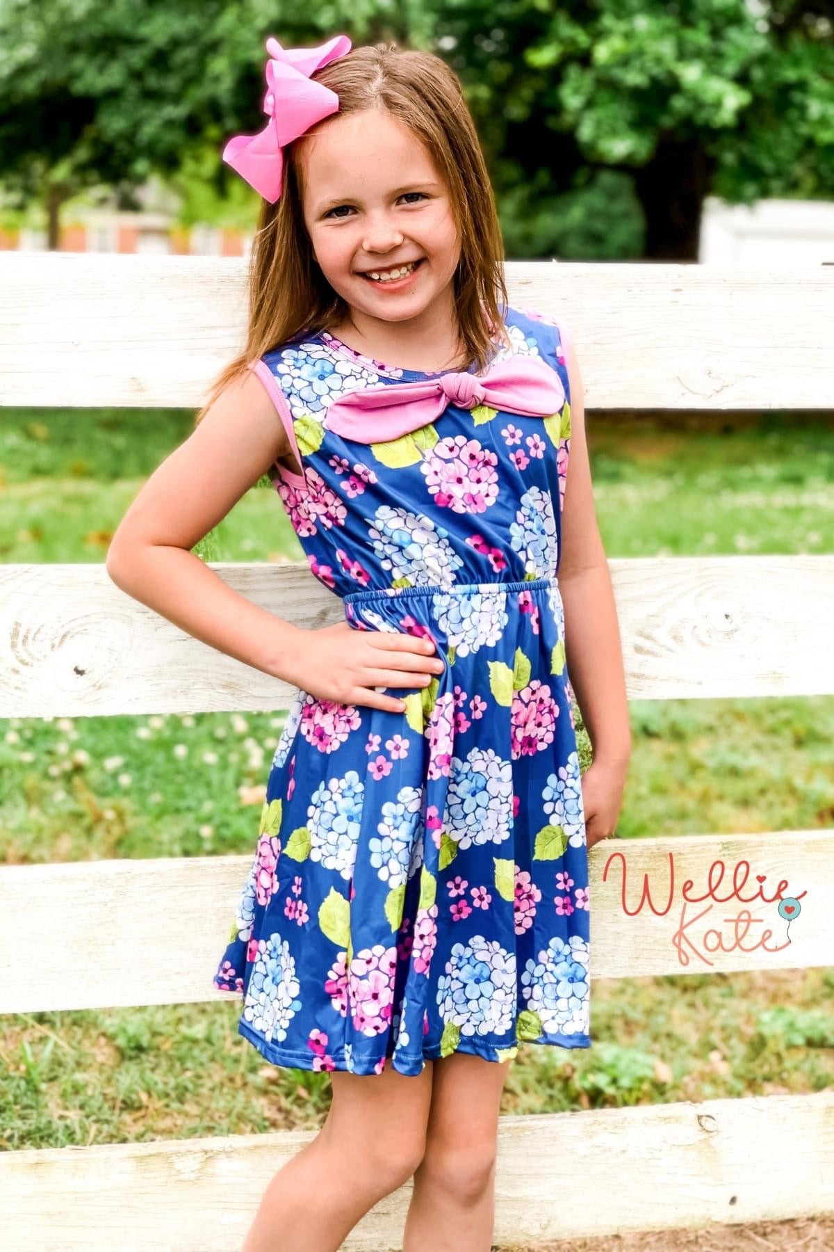 Hydrangea Dress by Wellie Kate