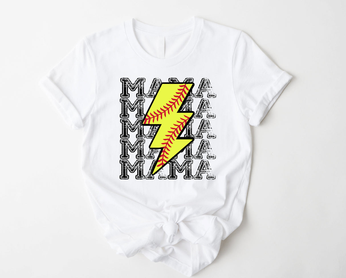 Softball Mama Bolt | Graphic Tee