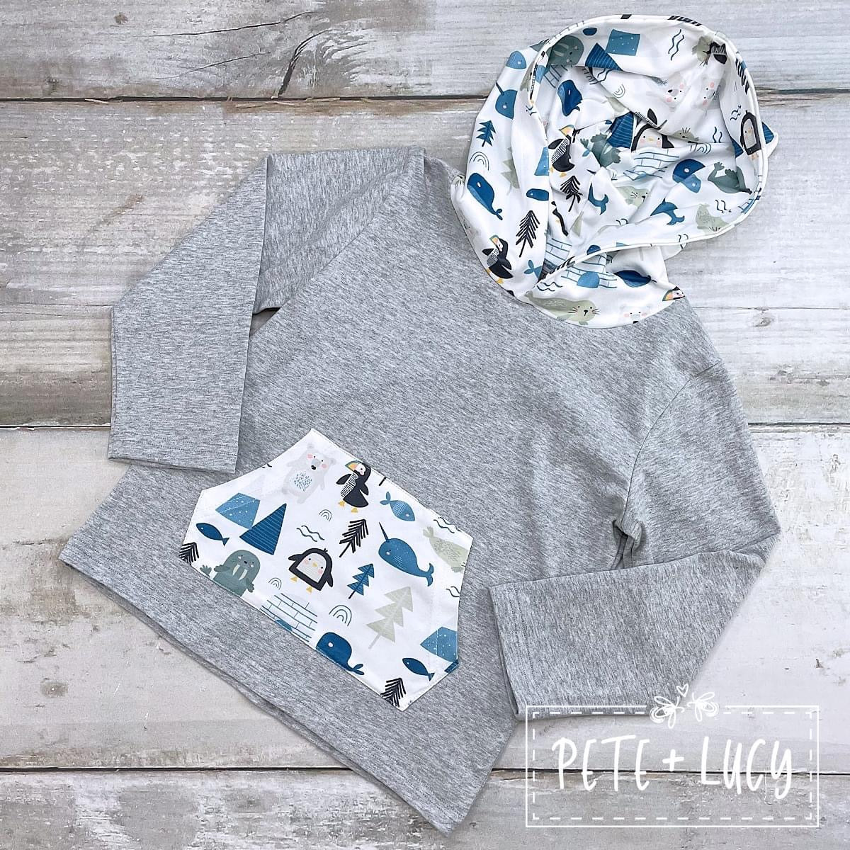 Arctic Friends Boys Hoodie by Pete and Lucy