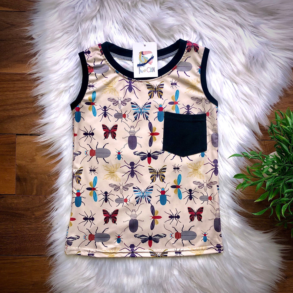 Creepy Crawlers Pocket Tank Shirt by Twocan