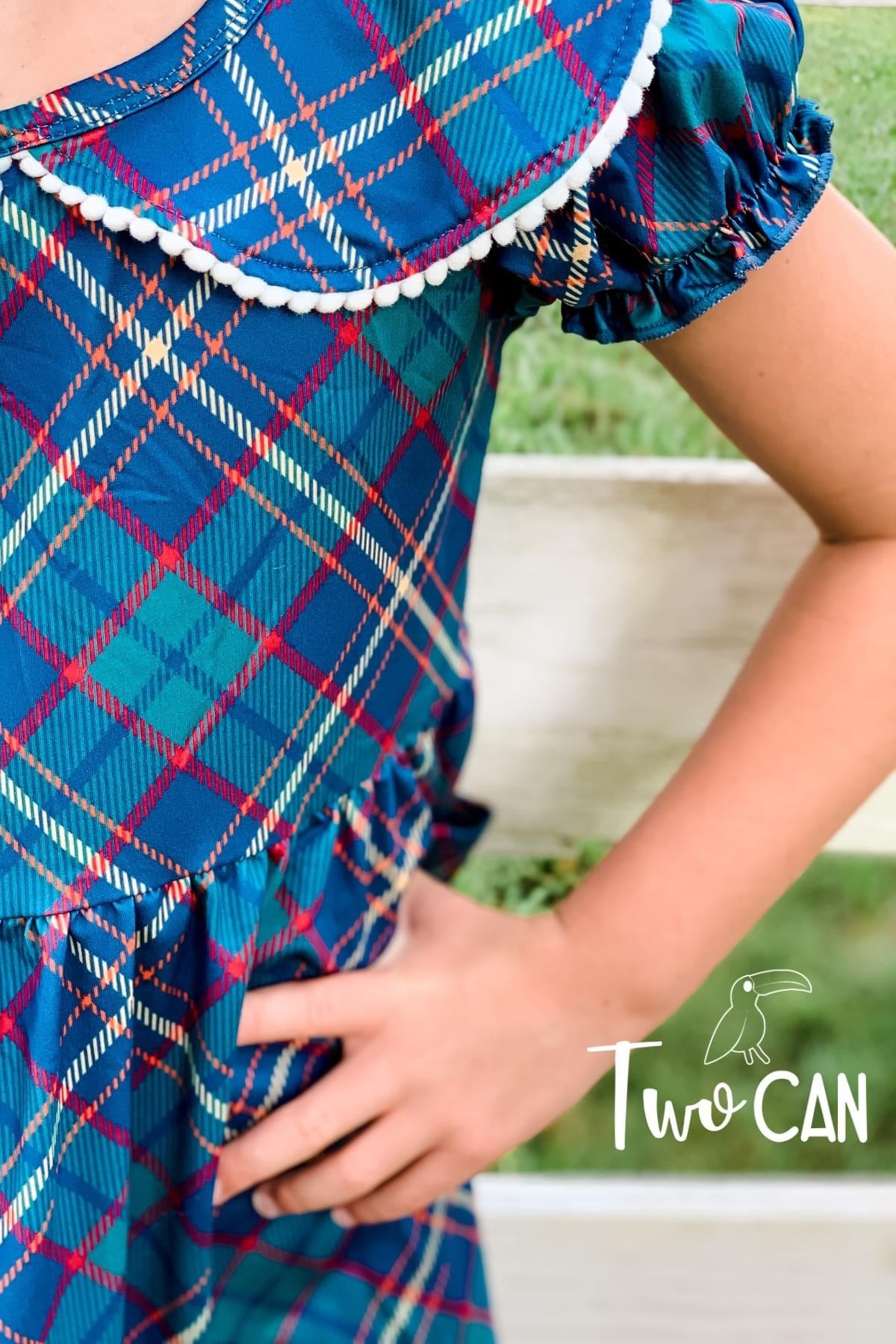 Preppy Plaid Dress by Twocan