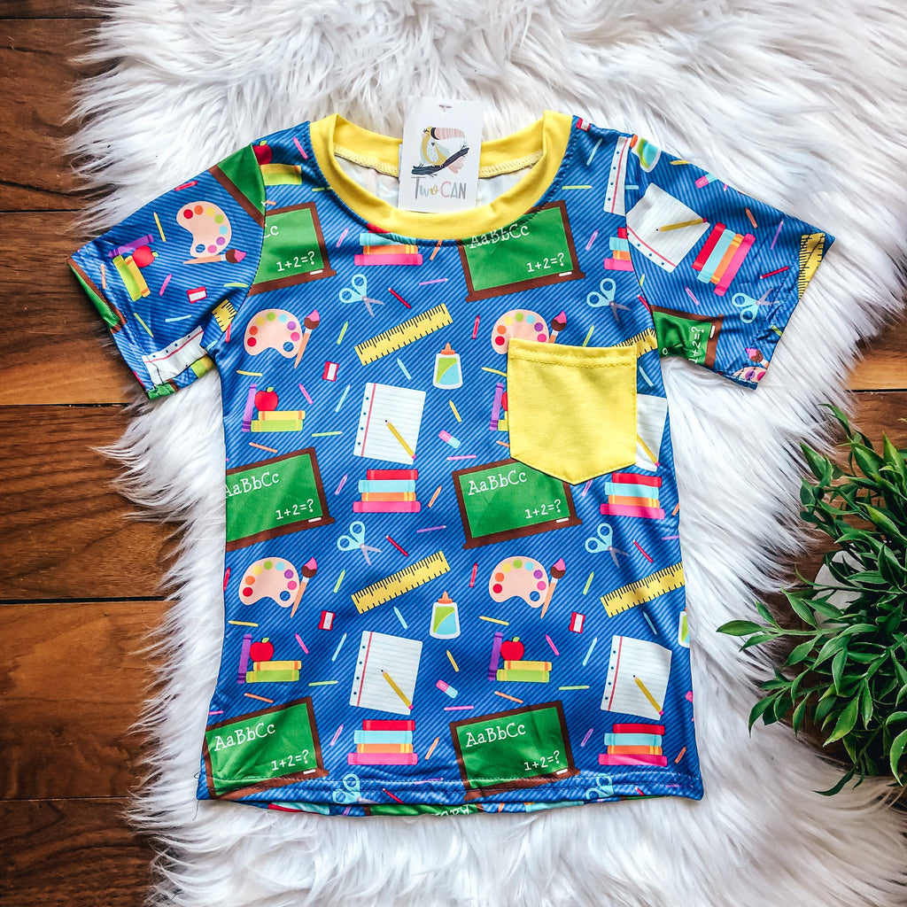 School Days Pocket Tee by Twocan