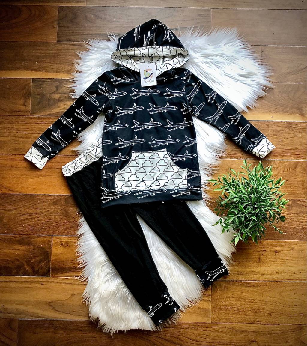 Airplane Travel Pants Set by Twocan