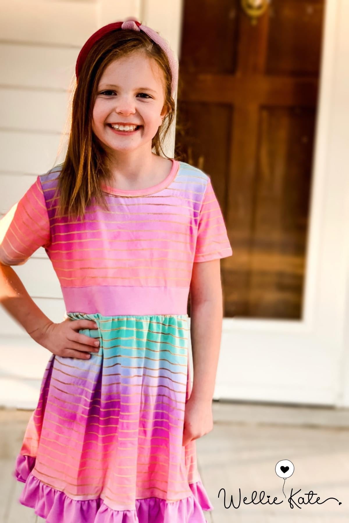 Dahlia’s Pastel Dress by Wellie Kate