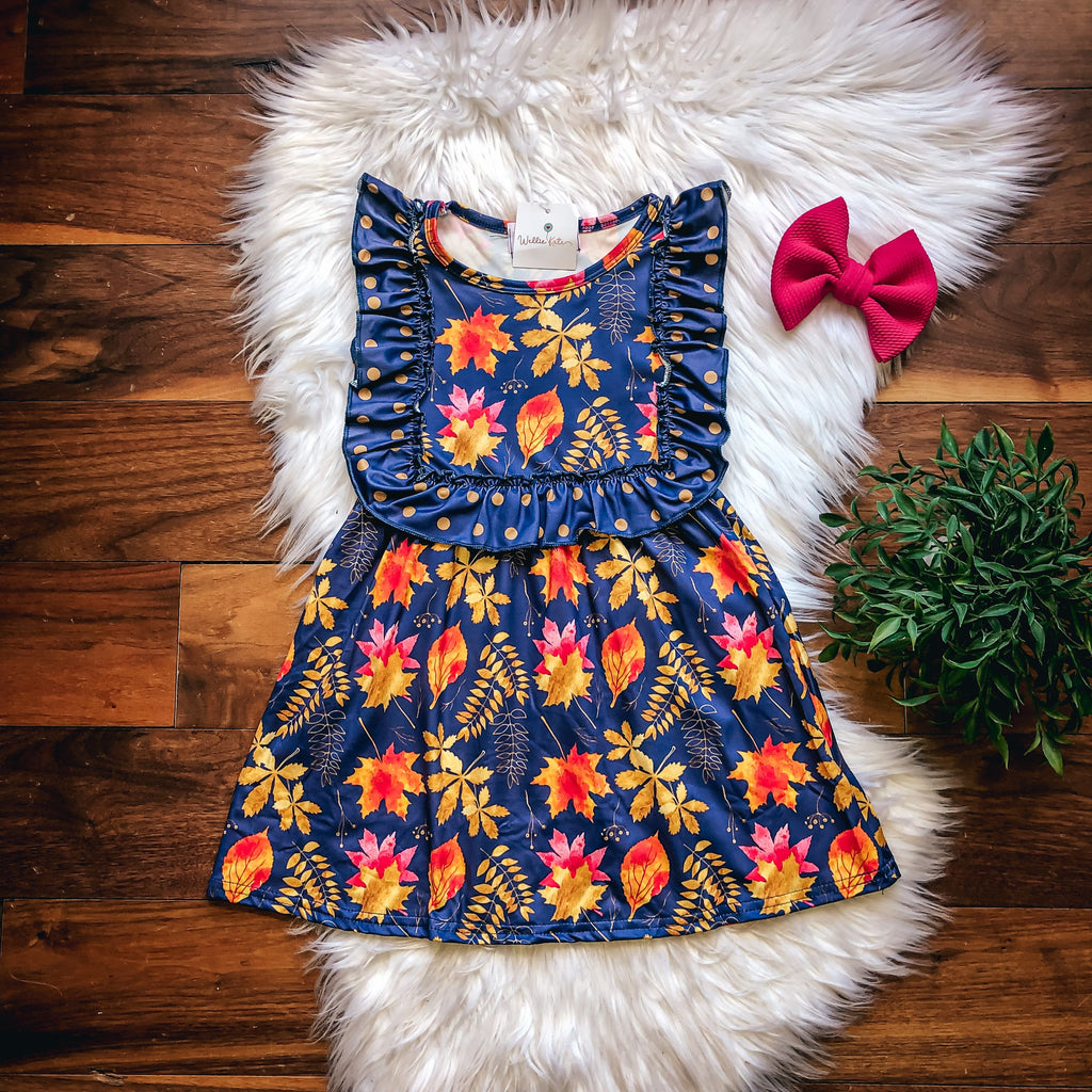 Autumn Leaves Dress | Wellie Kate