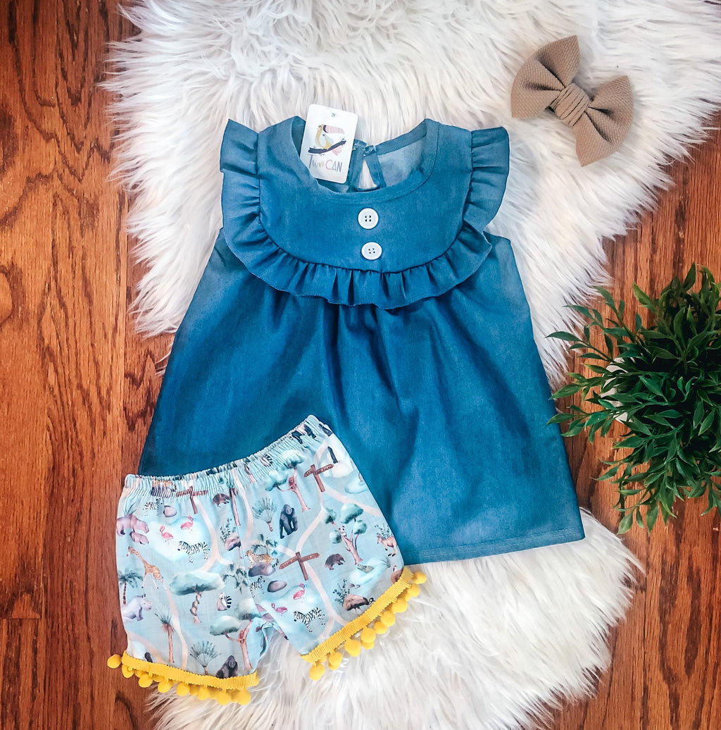 Zoo’ing it Shorts Set by Twocan