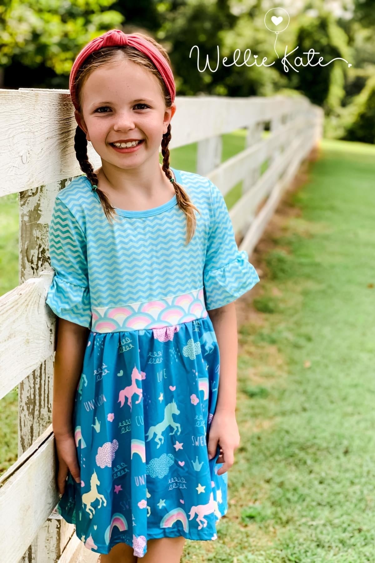 Unicorn Love Dress by Wellie Kate