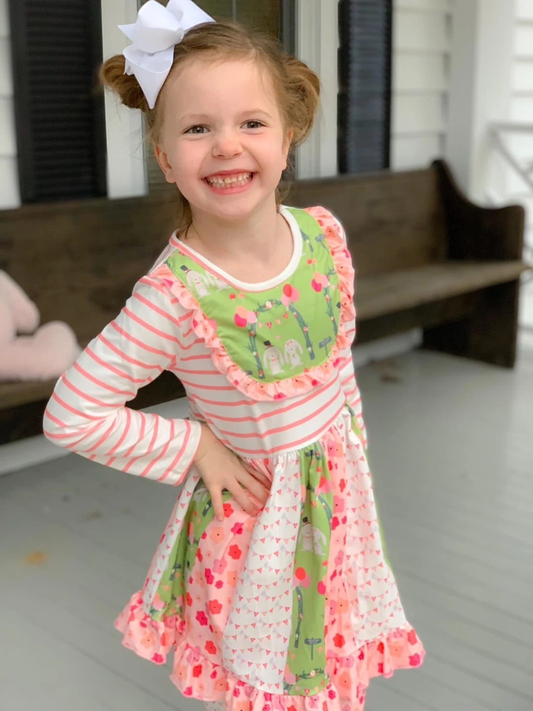 Mr & Mrs Bunny Dress by Pete and Lucy