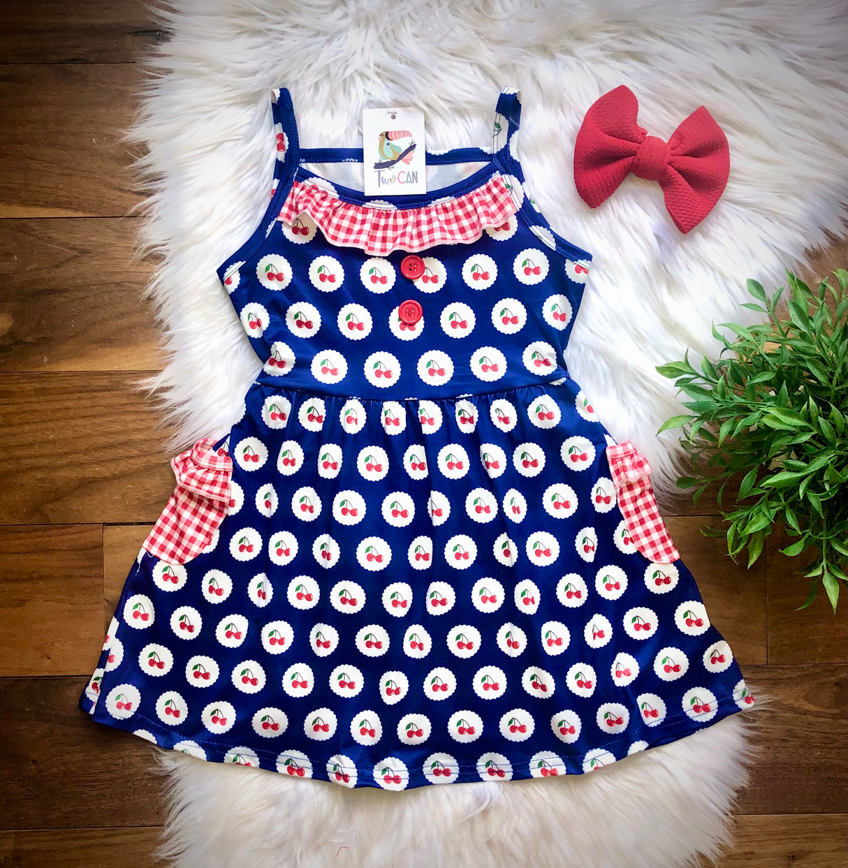 Cherry Collection Girl’s Dress - Whim & Wonder Boutique