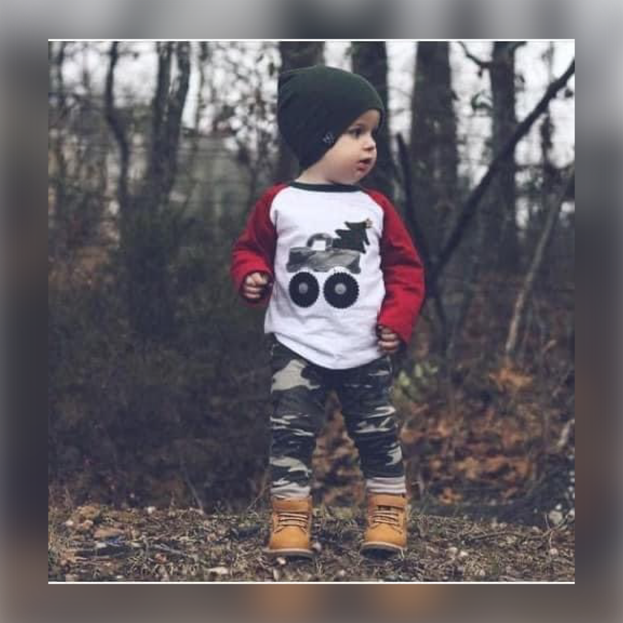 Monster Truck Camo Pant Set for Boys - Whim & Wonder Boutique