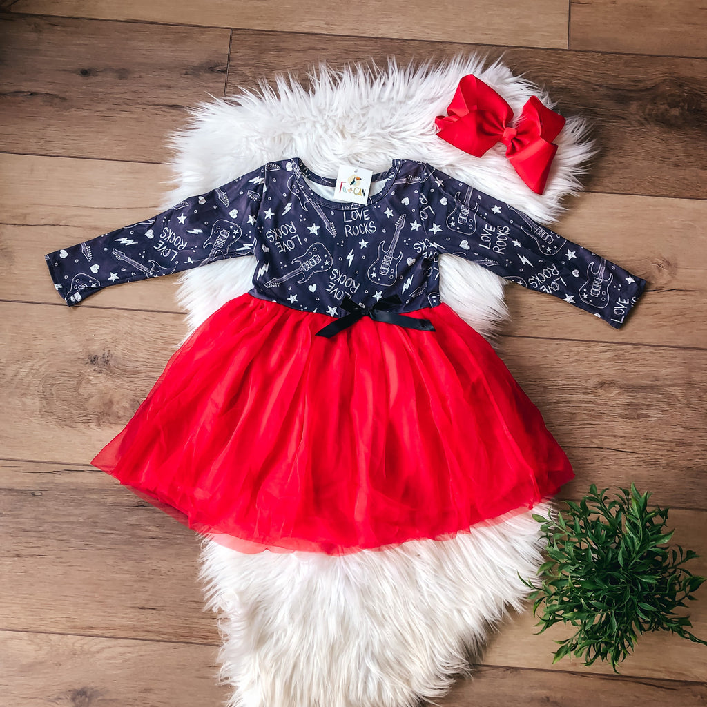 Love Rocks Tulle Dress by Twocan