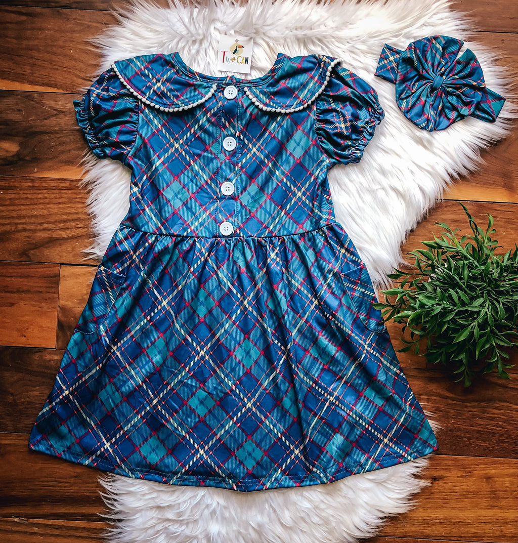 Preppy Plaid Dress by Twocan