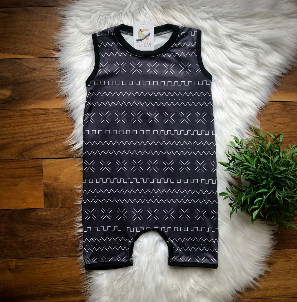 Tribal Vibes Baby Romper by Twocan