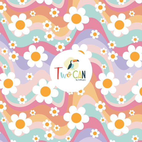 Groovy Daisies Shorts Romper |Twocan