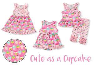 Cute As A Cupcake Baby Romper by Pete and Lucy