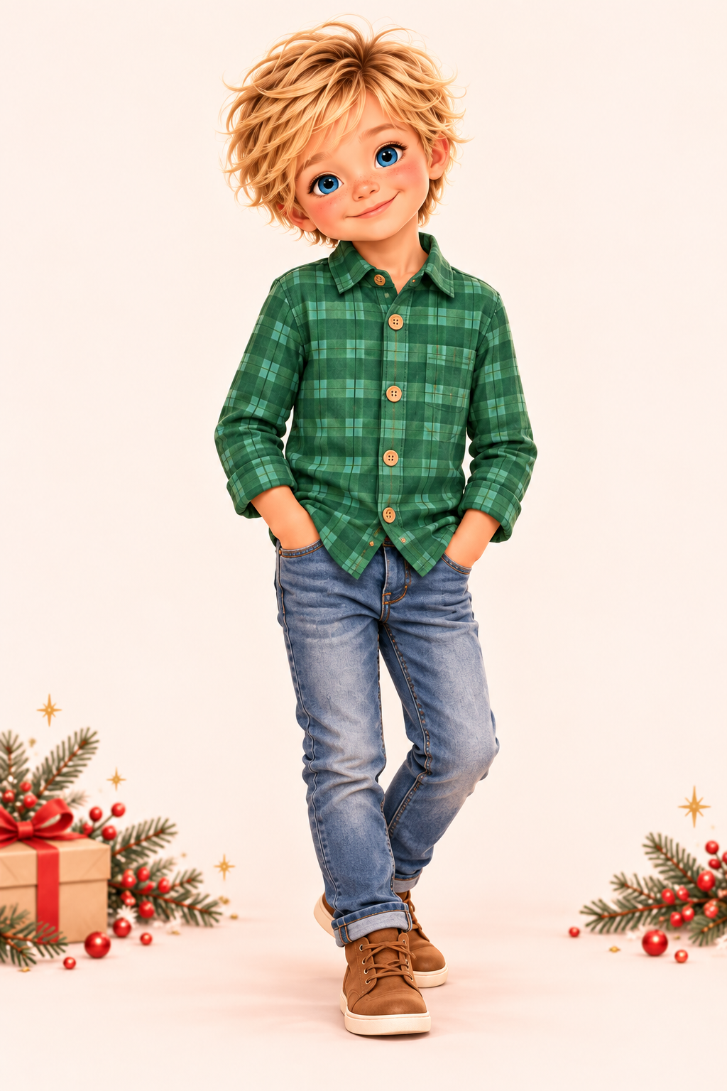 Pine & Petals Button Up Shirt | Pete and Lucy