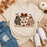 Preppy Halloween Ghosts Tee or Sweatshirt | Women's