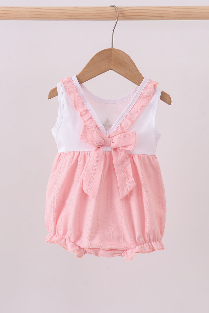 Pink Cross Jacquard Baby Bubble