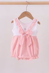 Pink Cross Jacquard Baby Bubble