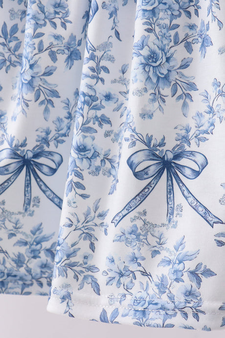 Bluebell Blessings Smocked Ruffle Set