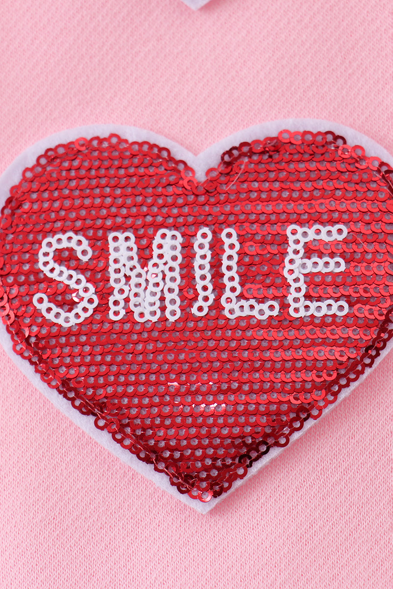 Love Hearts Matching Sweatshirt - Pink | Mommy & Me