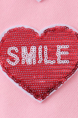Love Hearts Matching Sweatshirt - Pink | Mommy & Me
