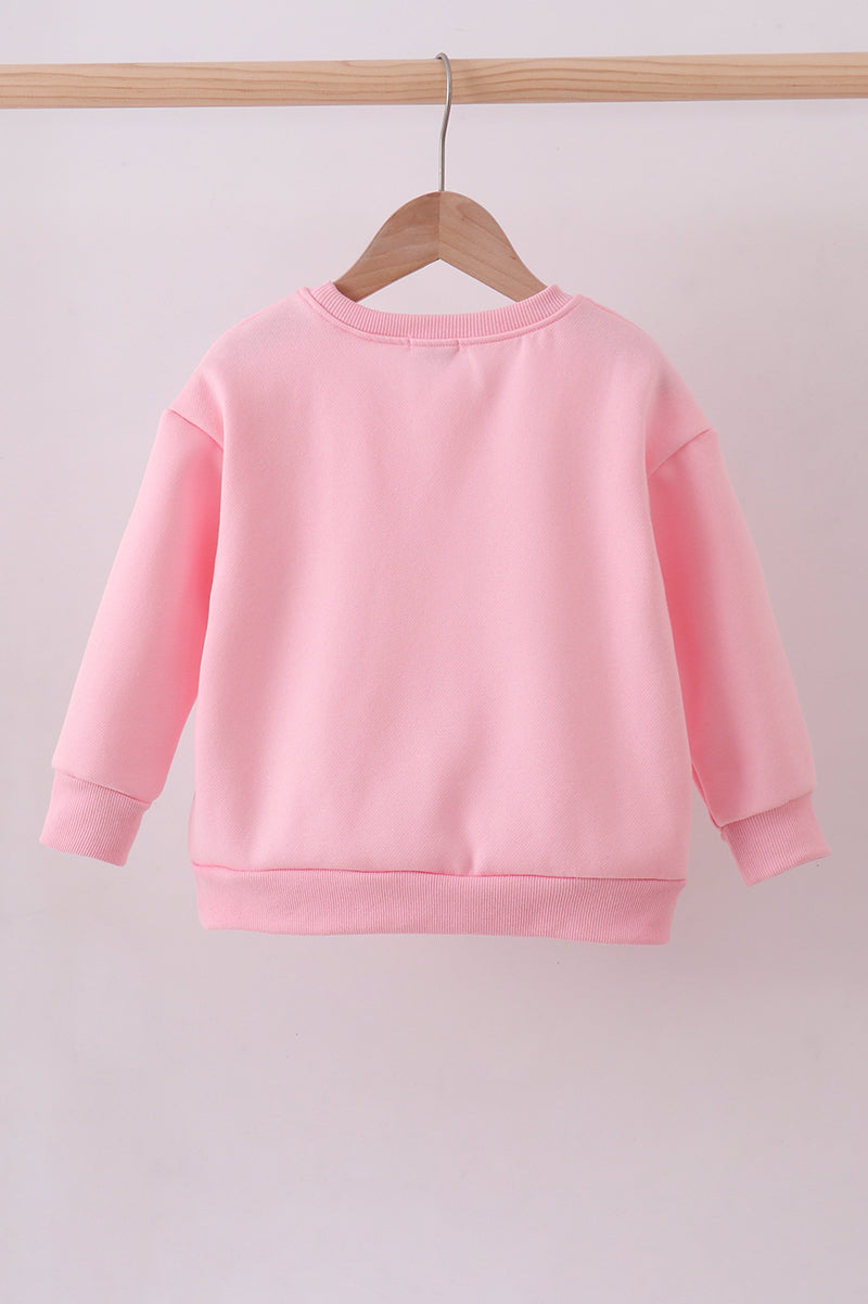 Love Hearts Matching Sweatshirt - Pink | Mommy & Me
