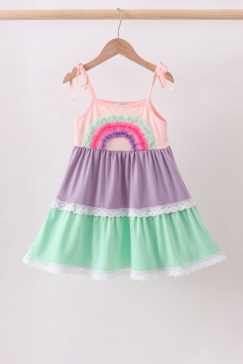 Rainbow Whimsy Summer Dress