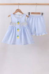 Sweet Lemon Days Seersucker Set
