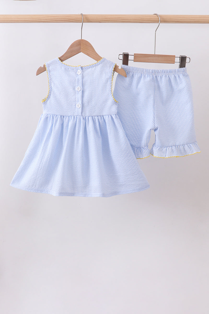 Sweet Lemon Days Seersucker Set