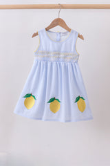 Sweet Lemon Days Seersucker Dress