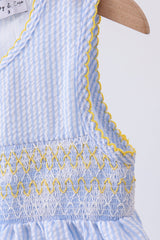 Sweet Lemon Days Seersucker Dress