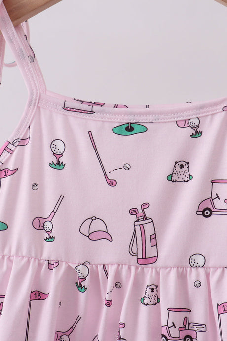 Pink Fairway Twirl Dress