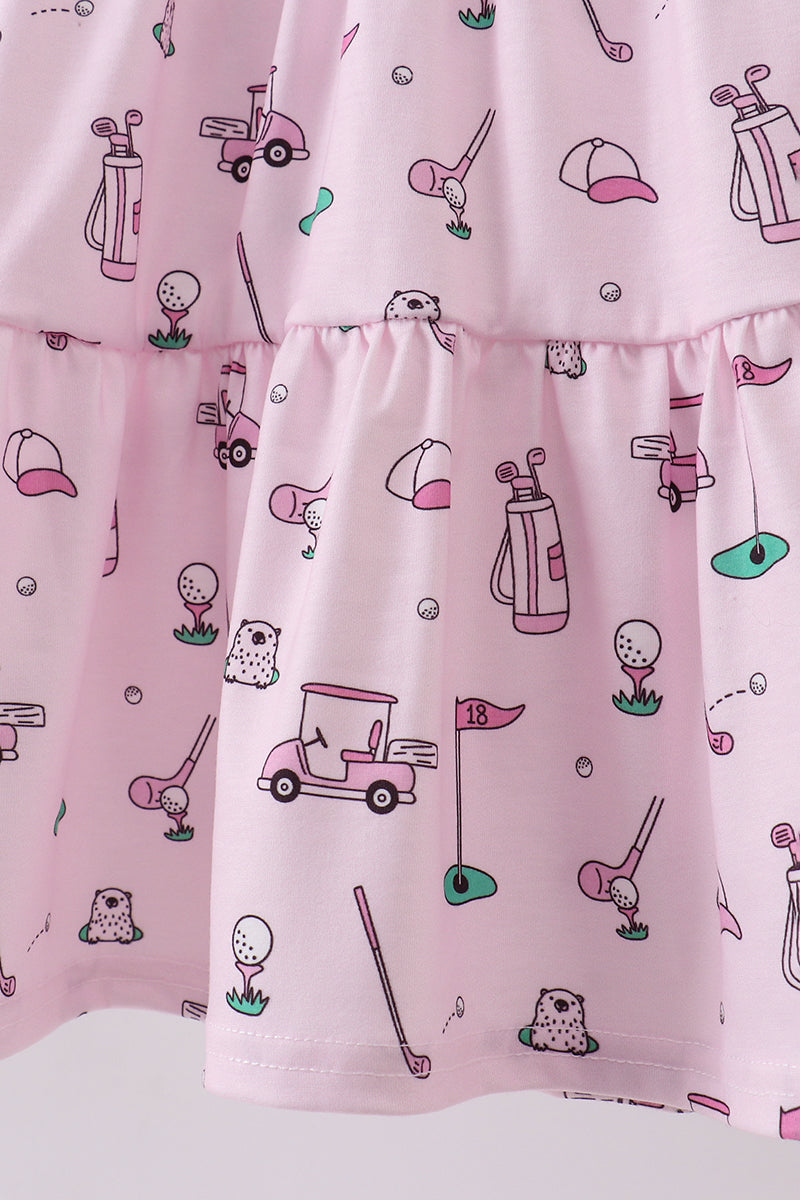 Pink Fairway Twirl Dress