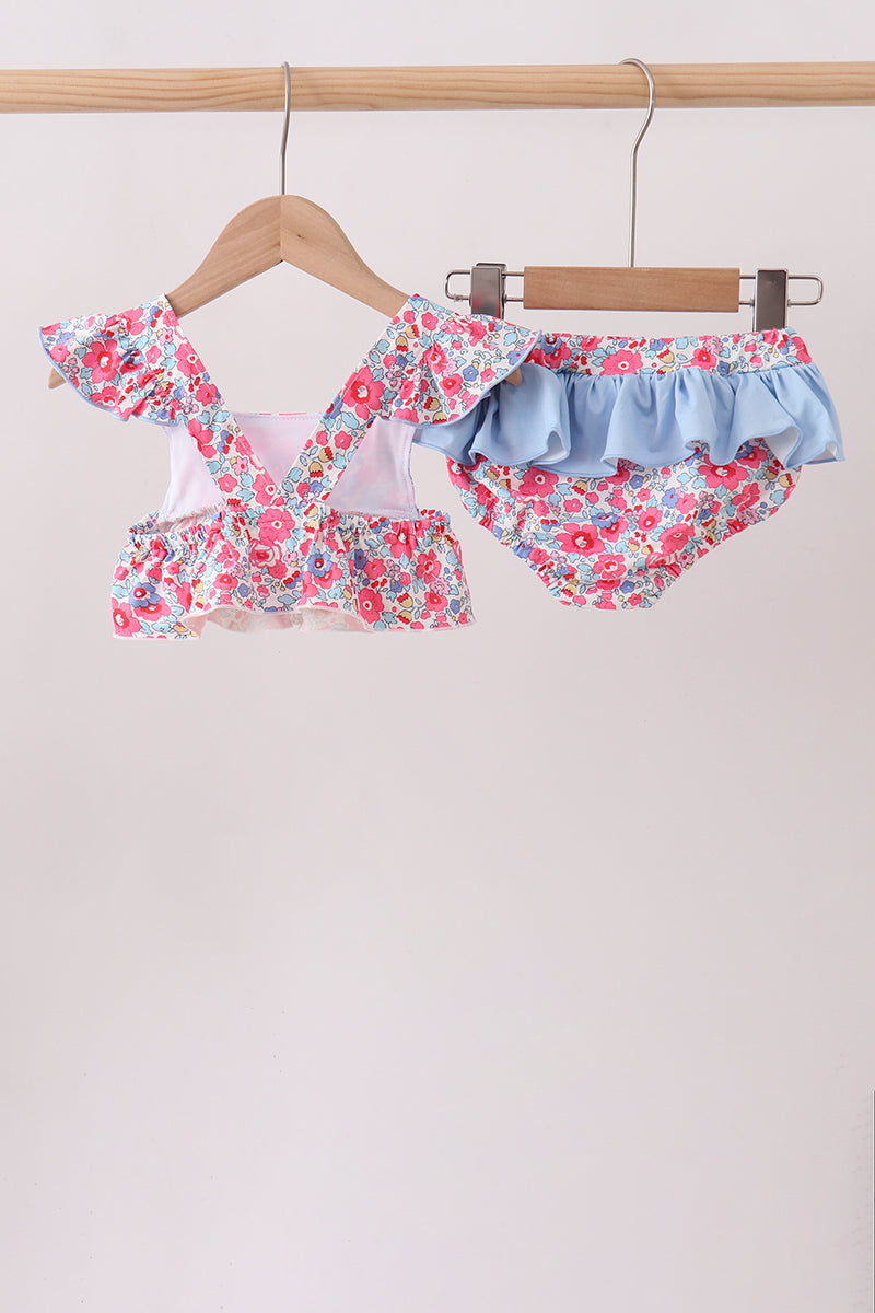 Bluebell Blossoms Swim Set | UPF 50+