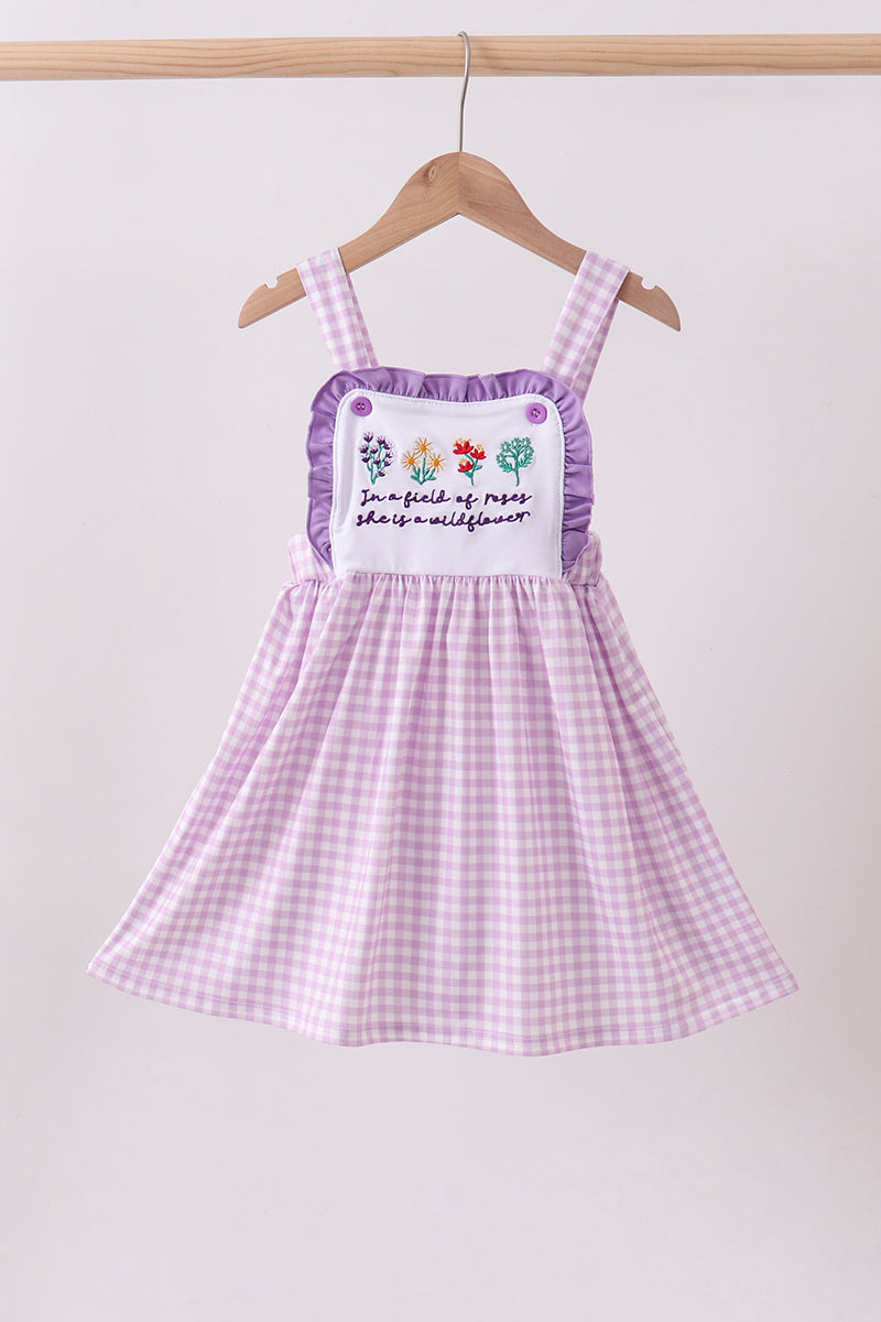 Wildflower Wishes Gingham Dress