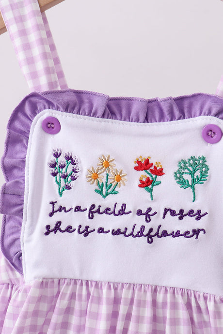 Wildflower Wishes Gingham Dress
