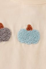 Pumpkins Pastels French Knot Shorts Set