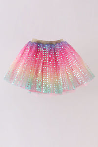 Rainbow Sparkle Tutu Skirt by Abby & Evie