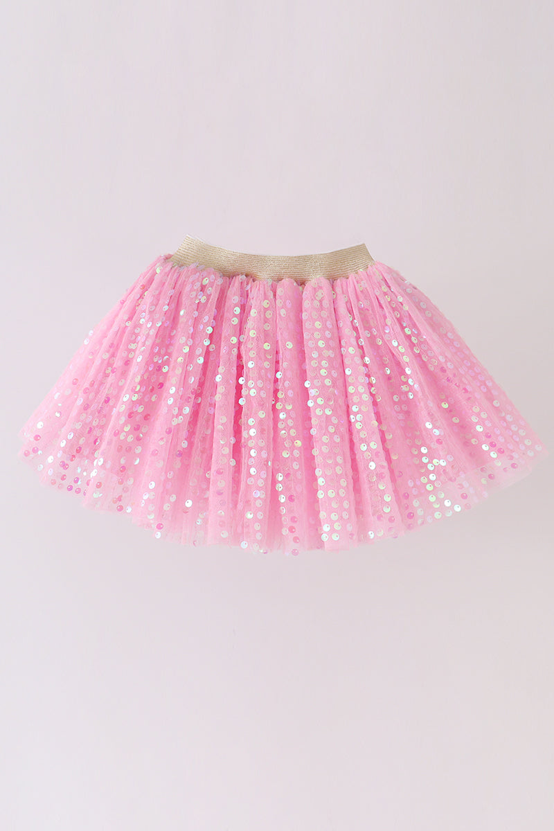 Pink Sparkle Tutu Skirt by Abby & Evie