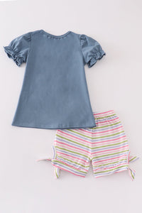 Striped Sweetheart Outfit Set by Abby & Evie